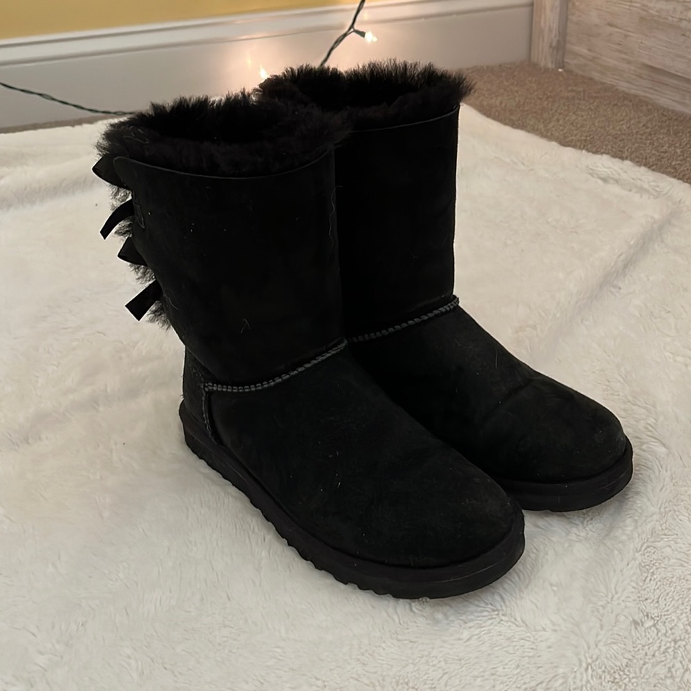Uggs with bows on back